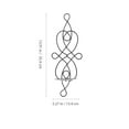 thumbnail image 2 of Hytrove 1Jgo Soporte De Vela De Hierro Para Colgar En Pared Retro Y Funcional, 2 of 7