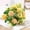 E, variant on Z52LingLing Decoration champagne Artificial Ping Pong Chrysanthemum - Double Branch Faux Flower for Wedding Centerpiece and Vase Arrangement
