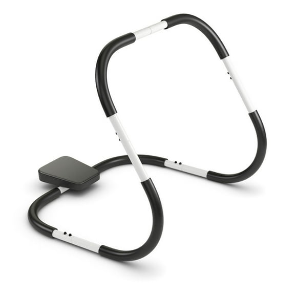 Spaco Portable AB Trainer with Headrest and Foam Handle for Office Home Gym-White, Ab Mat Trainer Abdominal Machine Exercise Crunch