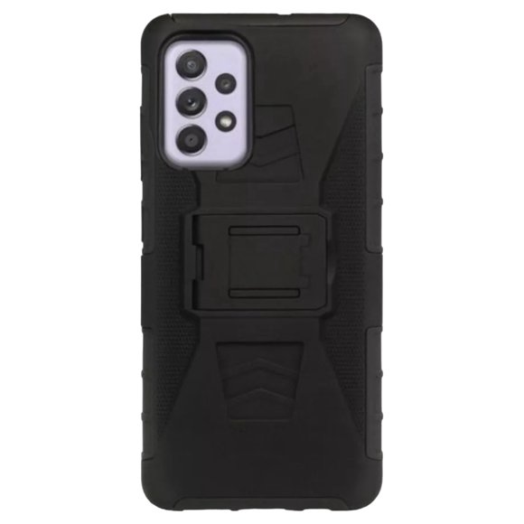 Funda Uso Rudo Clip 360 Para Samsung A72 Más 2 Micas De Cristal