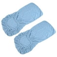 thumbnail image 4 of MYG Hotel Bar Stool Cover Set, Geometry Stripe Slipcovers, Polyester Spandex High Elasticity Chair Covers, Anti-Wrinkle Anti-Pilling, Machine Washable, Sky Blue, 4 of 10