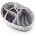 thumbnail image 5 of PandaEar Baby Diaper Caddy Organizer for Boys Girls, Portable Baby Diaper Basket, Travel Cotton Rope Diaper Caddy Change Organizer for Baby Shower Gifts Newborn Infants, 5 of 7