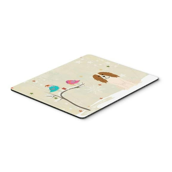 Carolines Treasures  Christmas Presents Between Friends Cavalier Spaniel Mouse Pad - Hot Pad or Trivet