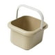 thumbnail image 1 of Bañera de remojo para pies, cubo de spa para pies para hoteles, campings y hogares. Amarillo, 1 of 9
