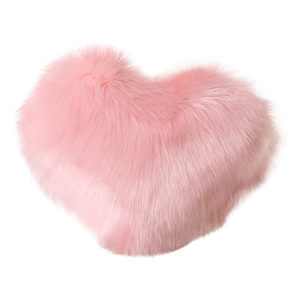 Yhmxh Fundas para cojines decorativos, cojines con forma de corazón, decoración para sofá, aptos para coche, oficina y hogar. Funda de cojín con forma de corazón (sin relleno).