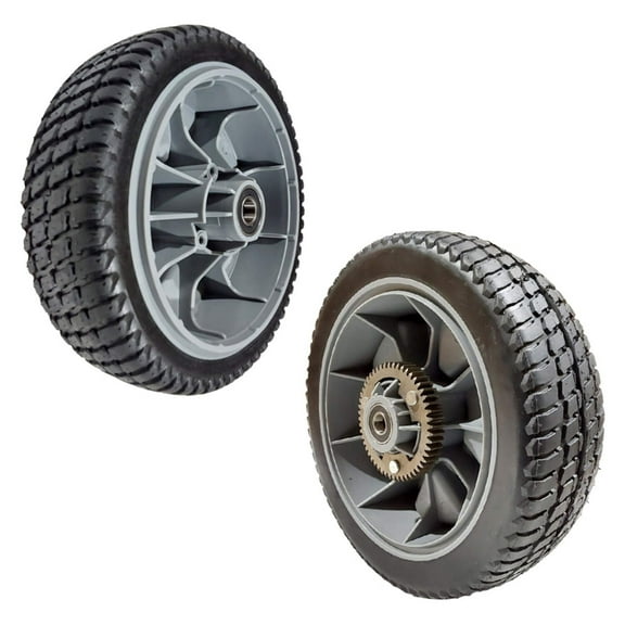 Proven Part 1 Front Wheel 8 in. 125-2510 125-2509 1 Rear Wheel 10 in. Fits Toro Time Master