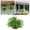 Green, variant on Floral Hanging for Outdoors with Planter and Metal Hooks - Ferns Greenery for Patio Garden Yard Spring Summer Home