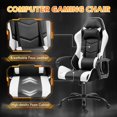 thumbnail image 6 of BUPPLEE Ergonomic High Back Gaming Chair, 360 Degree Swivel Height Adjustable Gaming Chair, 6 of 9
