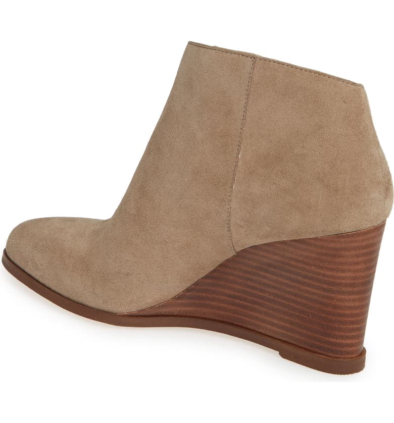 kaleb wedge bootie