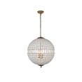 thumbnail image 2 of Elegant Lighting Olivia 24" 5 Light Royal Crystal Pendant Lamp, 2 of 9