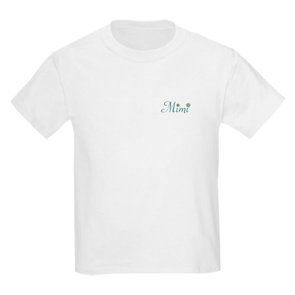 CafePress - Mimi Green Flowers T Shirt - Light T-Shirt Kids XS-XL
