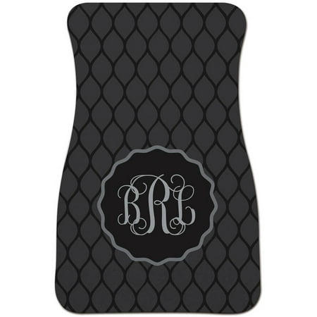 His Or Her Monogram Personalized Set Of 2 Car Mats Walmart Com