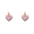 thumbnail image 2 of Langgg Keyring Keyholder DIY Small Decorative Purse Pendent Multipurpose Sweet Gift Workmanship Bag Decor Heart Keychain Pink 2Set, 2 of 6