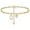 C, variant on Gold Plated Butterfly Initial Ankle Bracelets Handmade Chain White Butterfly A-Z Letter Anklets Personalized Summer Beach Jewelry Gifts for Women