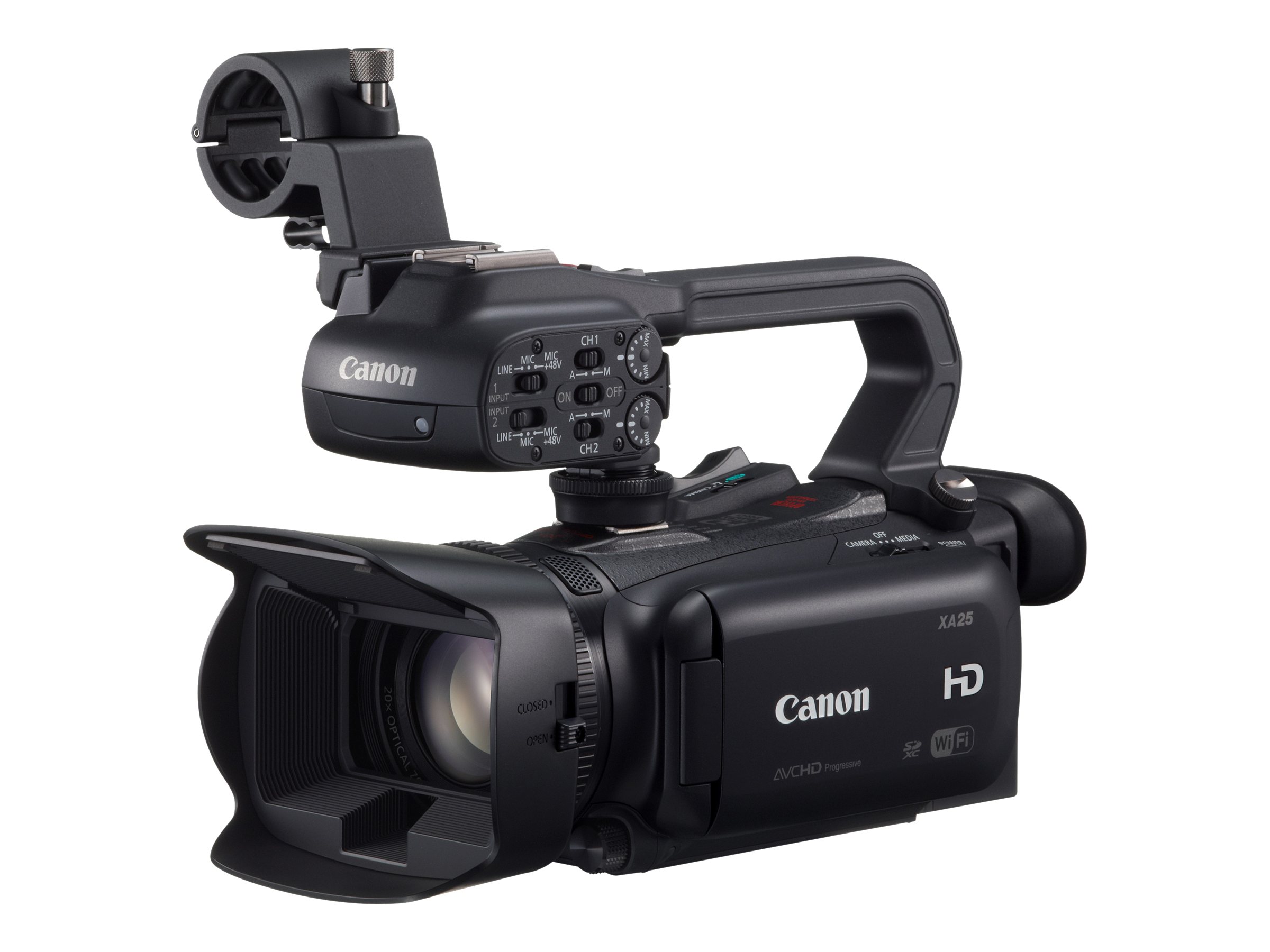 Canon XA25 - Camcorder - 1080p - 3.09 MP - 20x optical zoom - flash card - Wi-Fi - image 2 of 15