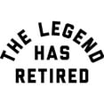 thumbnail image 3 of CafePress - The Legend Has Retired Women's Light Pajamas - Women's Short Sleeve Print T-Shirt and Pants Light Cotton Pajama Set, 3 of 7