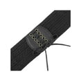 thumbnail image 2 of Cinturones de corsé elásticos con lazo para mujer, cinturilla elástica vintage elegante para vestido de disfraz abrigo negro 70x7cm/27.6x2.8", 2 of 6