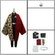 thumbnail image 3 of Anime Kimetsu No Yaiba Tomioka Giyuu Cosplay Accesorios de disfraz Traje Uniformes Disfraces Peluca Niño Adulto Fiesta Regalo, 3 of 5