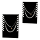 thumbnail image 1 of Exhibidor De Terciopelo Para Joyería Estuche Para Collar 2pc Xtellar Color Negro, 1 of 4