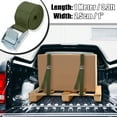 thumbnail image 2 of 4pcs 3.3ft Cargo Tie Down Straps Lashing Straps Travel Luggage Strap Adjustable with Cam Lock Buckle for Car Army Green, 2 of 6