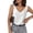 White, variant on Idoravan Tank Tops for Women Women Sexy V-Neck Summer Satin Sleeveless Blouse Basic Solid Camisole Shirts Tank Tops