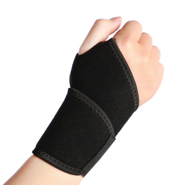 Muñequera ajustable Naiovety soporte para muñeca Compresión negro