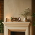 thumbnail image 4 of Decozen Home Decor Handmade Wooden Sculpture in Merry Christmas Acacia Wood, 4 of 9