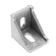 thumbnail image 5 of Soporte De ángulo Recto De Aluminio, Soporte De Esquina De Aluminio Sólido Confiable 3030 25 Piezas De Alta Resistencia Para Puertas ANGGREK L Shaped Bracket, 5 of 8