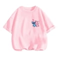 thumbnail image 4 of Ropa para niños, camiseta de Stitch Trucksuit para niñas, ropa para niños, camisetas para niños, camisetas para bebés, camisetas lindas de manga corta con dibujos animados, 4 of 5