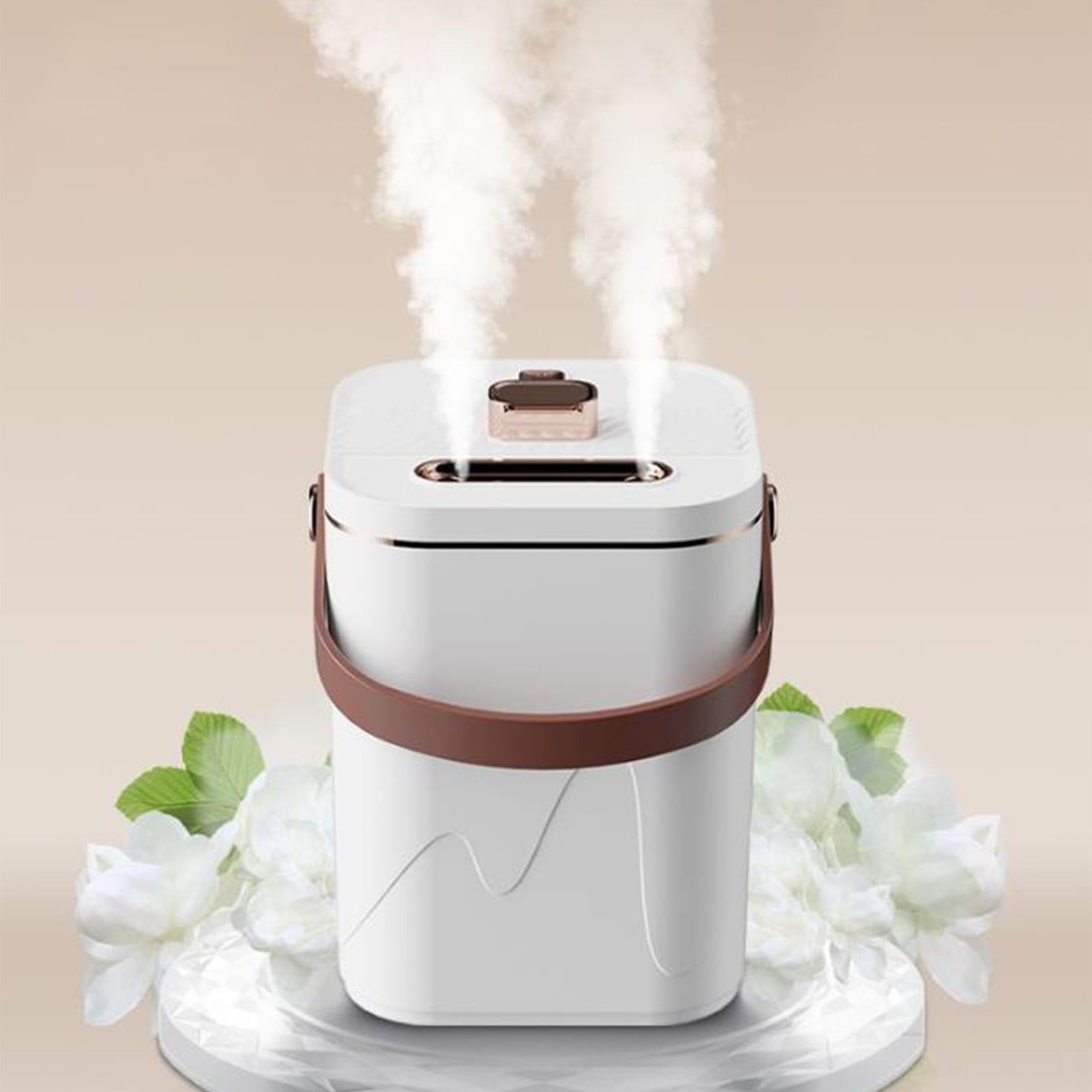 Humidifier for Bedroom,1.8L Quiet Portable Dual-Nozzle Desktop Cool Mist Humidifier,for Baby Nursery and Plant
