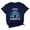 Dark Blue, variant on Going Out Tops for Women Hanukkah Graphic Print Short Sleeve Apparel Beach Vacation Essentials,Light Gray,M