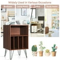 thumbnail image 6 of Gymax File Cabinet W/Split Storage Standing Display Bookshelf Bedroom, 6 of 10