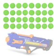 thumbnail image 4 of Paquete de 100 unidades de bolas de balas rellenas redondas suaves de EVA Universal para pistola de juguete Rival (verde), 4 of 8