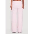 thumbnail image 4 of Women's Brushed Ribbed Knit Fold Over Flare Pants, 4 of 4