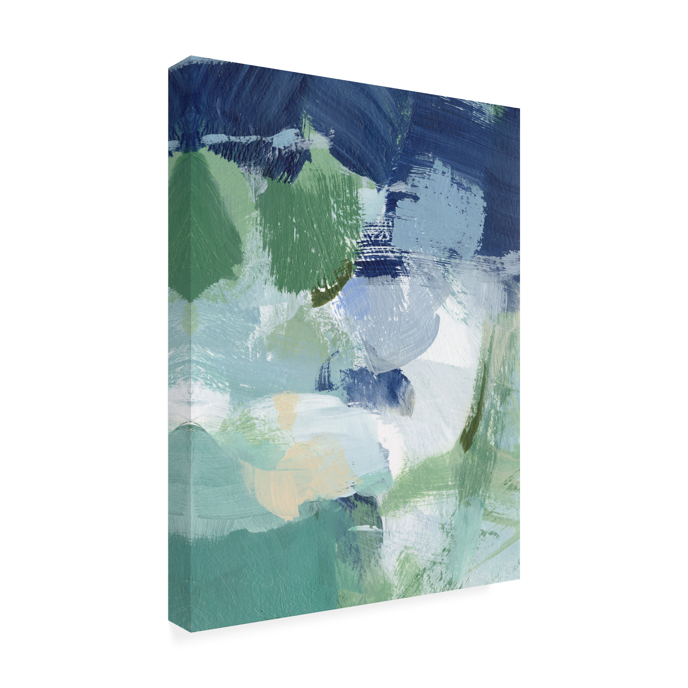 Christina Long 'Northern Lights Abstract I' Canvas Art