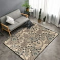 thumbnail image 2 of Area Rugs For Living Room Decor - Vintage Floral Paisley Anti Slip Throw Washable Rugs 3x5 For Bedroom, Soft Indoor Carpet For Bedroom Living Room 60x39In, 2 of 5