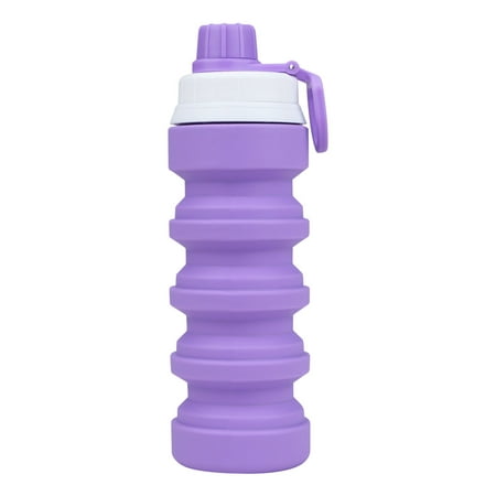 

Ovzne Bottle | Designed for Travel and Outdoor. Collapsible Water Bottle - Food-Grade Silicone/BPA Free/Lightweight/Eco-Friendly - 20oz
