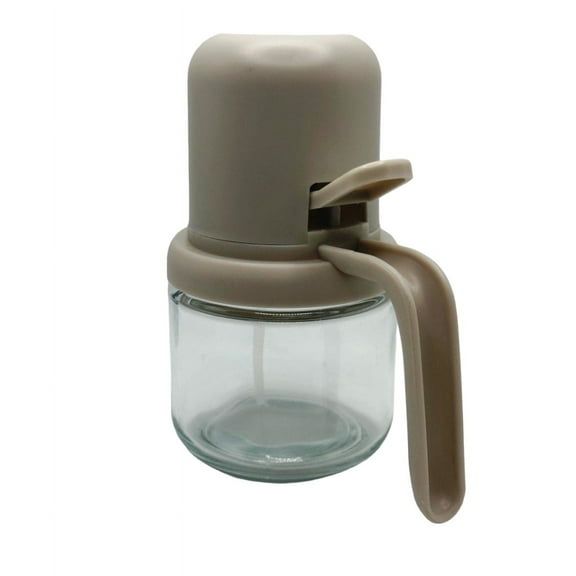 Oil Bottle with Press and Hold Design 180 ml - Gray