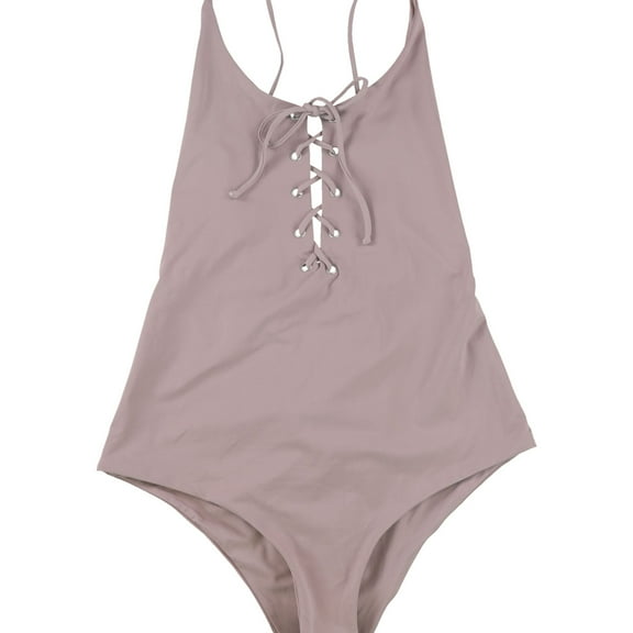 Tavik Womens Monahan One Piece Tank Swimsuit, Pink, Small