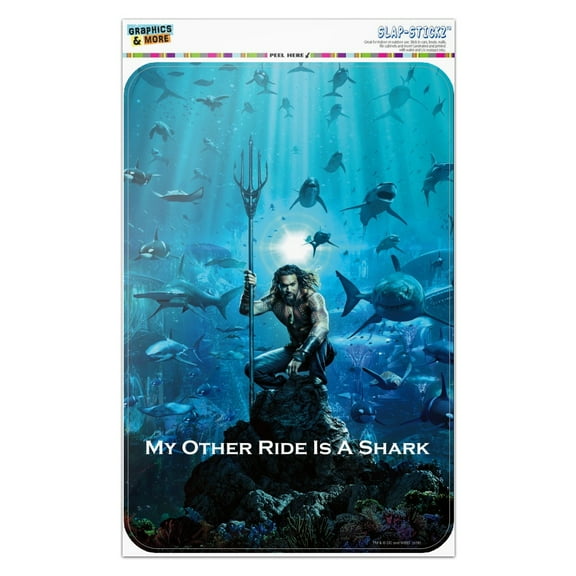 Aquaman Movie My Other Ride is a Shark Home Business Office Sign