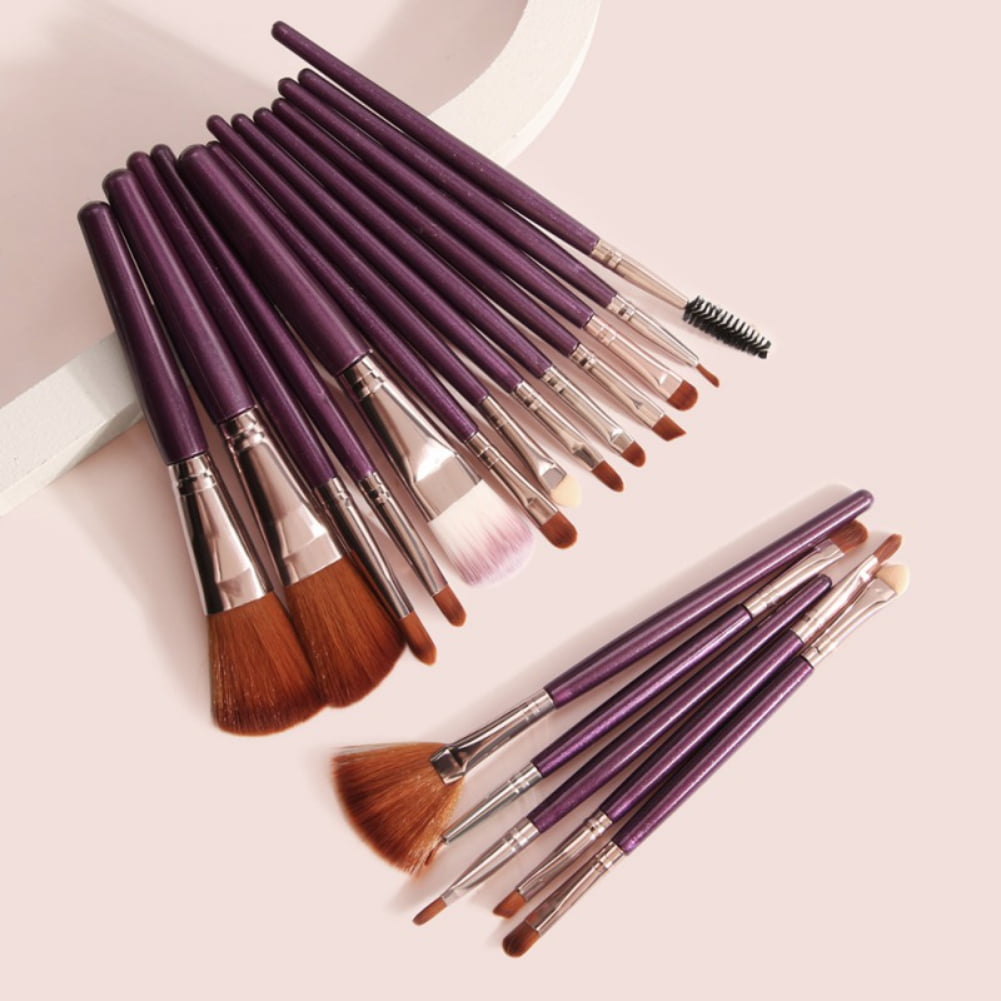 Makeup Brushes, Daubigny 16Pcs Premium Synthetic Makeup Brush Set with  Professional Foundation Brushes Powder Concealers Eye shadows Blush Makeup