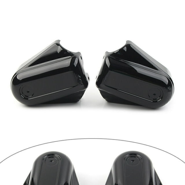 2X Black Rear Axle Swingarm Cover Fit Harley Softail FLST FLSTC FLSTN FXST 08-18