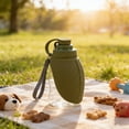 thumbnail image 4 of Portable Dog Water Bottle with Foldable Bowl, Leak Proof Pet Travel Water Dispenser, One Hand Use Outdoor Drinking Bottle for Dogs Cats Walking Hiking Travel, 4 of 5