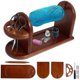 thumbnail image 1 of Wooden Yarn Holder for Knitting Crochet, Yarn Rack Stand with Slots, Horizontal Yarn Spinner, Stabl, 1 of 5