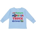 thumbnail image 3 of Inktastic Truck Future Driver Boys Long Sleeve Toddler T-Shirt, 3 of 5