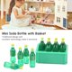 thumbnail image 3 of 1:12 Mini Botella De Soda Miniatura Botellas De Bebidas Falsas con Cesta De Almacenamiento Simulación Bebida Adorno Modelo Hogar Cocina Decoración Juguete Verde YUNYI BRAND Deportes, 3 of 8
