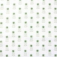 thumbnail image 3 of Beautiful 1-Piece Printed Flour Sack Cotton Dish Cloth, 30"W x 30"L, Green & White by Drew Barrymore, 3 of 7