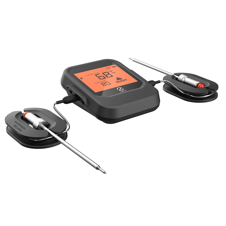 Wireless Meat Thermometer, Guichon Digital Meat Thermometer, 4 Probes Food  Thermometer for BBQ, Grill, Oven, Smoker, Grill Thermometer with 500FT