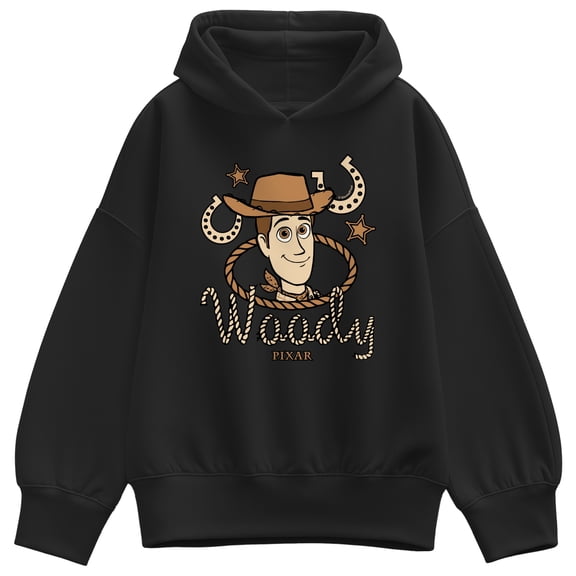 Toy Story 5 - Cowboy Woody - Women's Oversized Fleece Hoodie Sweatshirt