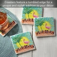 thumbnail image 2 of Thirstystone "Florida Retro" 4-Pack Tumbled Tile Coasters, 2 of 7